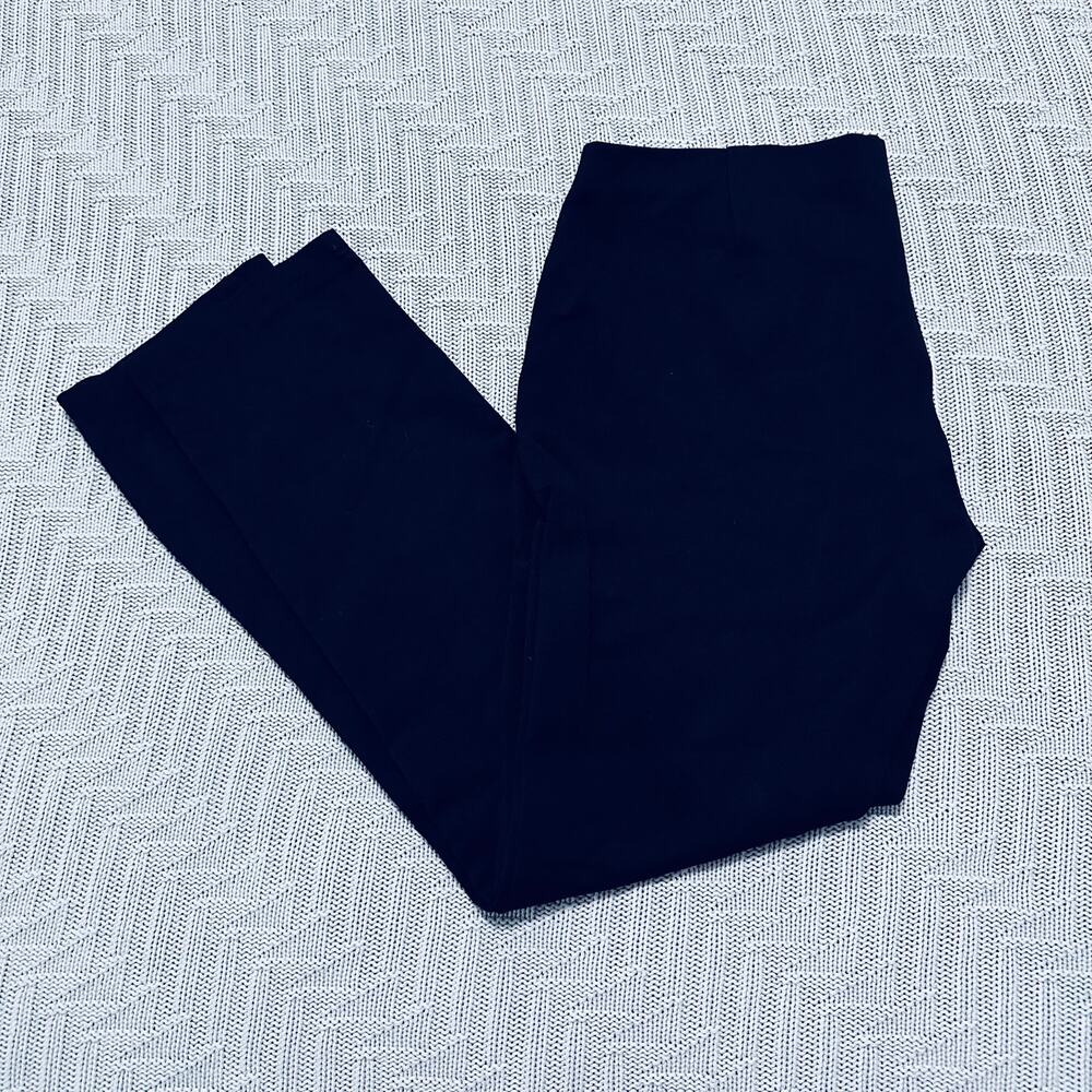 Eileen Fisher black pull on dress legging pants